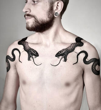 Snakes tattoo from my flashes Snakes Tattoo